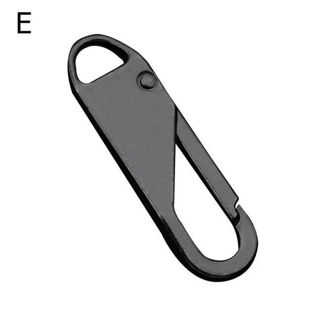 Gun Black 1Pc 1/6Pcs Removable Pull Tab Zipper Pull School Bag Down Coat Jacket