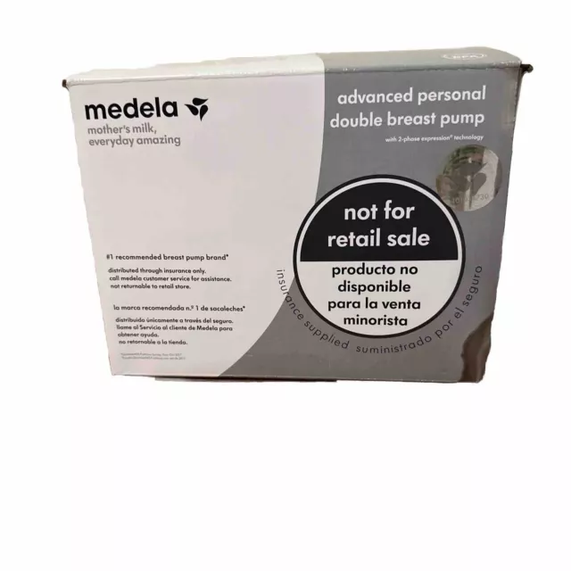 Medela Advanced Personal Double Breast Pump open and damaged box Never Used