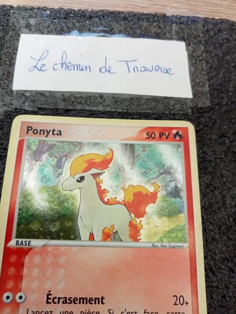 Pokemon Card - PONYTA 76/112 REVERSE VERY GOOD - EX RED LIGHT GREEN LEAF 3