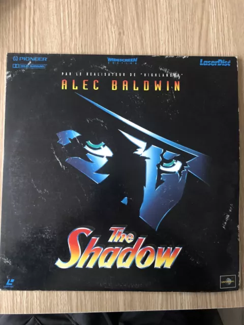 The Shadow Alec Baldwin Laserdisc Laser Disc Pal Français Rare Only 1 On Ebay