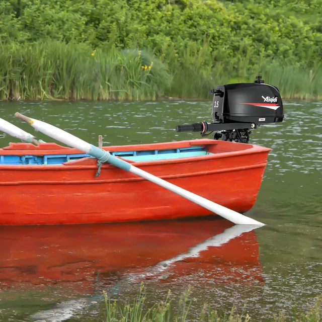 BOAT ENGINE 2 Stroke 3.5HP Outboard Motor with Water Cooling Manual CDI