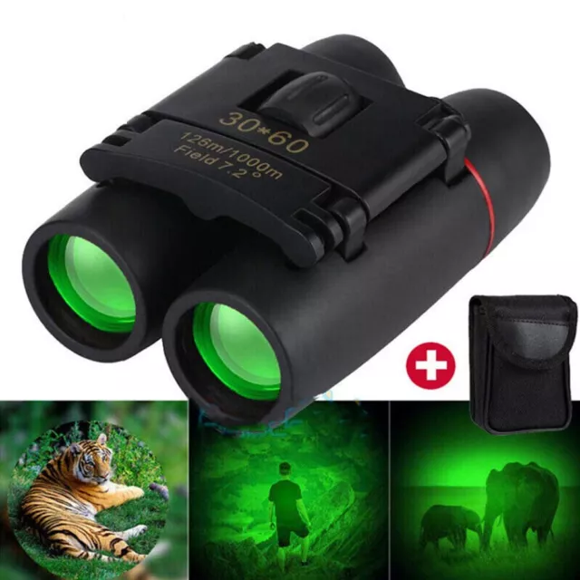 30X60 Binoculars Day/Night Vision Military Army Goggles Hunting Hiking Telescope