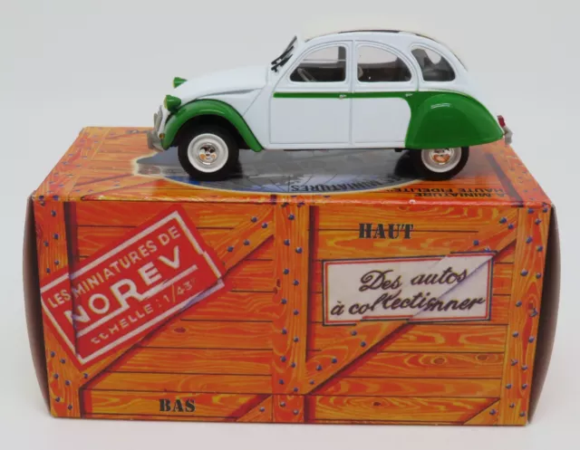 Norev Hachette #10 Citroen 2Cv 6 Dolly Verte 1985 1/43 In Box