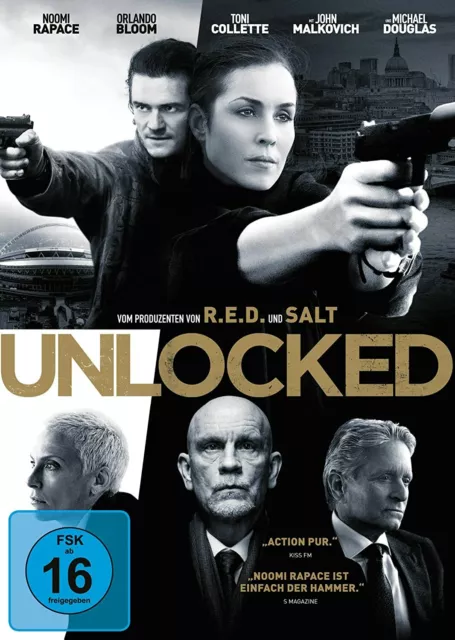 Unlocked - Noomi Rapace  Orlando Bloom  DVD/NEU/OVP