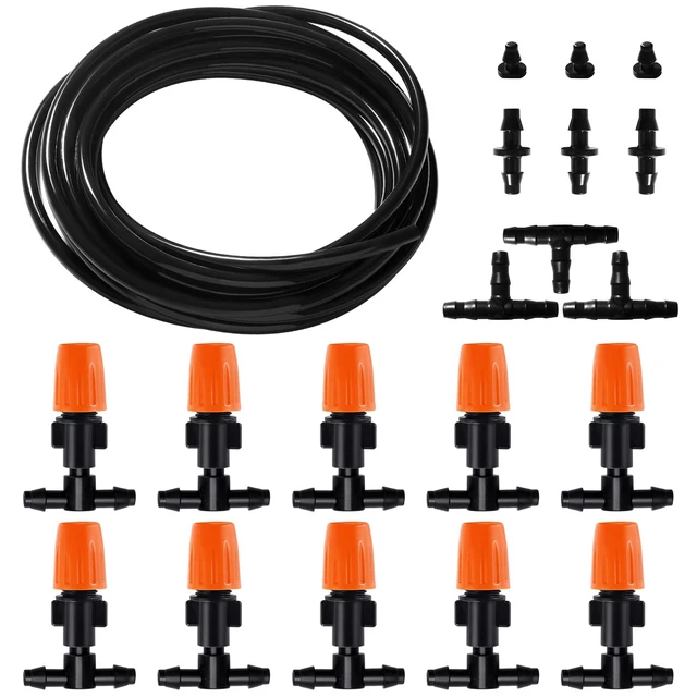 Sourcing Map Perforatore Per Tubi Da Irrigazione A Goccia – 2 Pezzi – Punzone Da 4 Mm Per Giardinaggio – Attrezzo Manuale Per Forare Tubi In PE E PVC