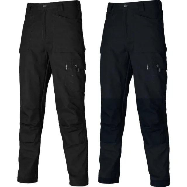 Dickies Eisenhower Multipocket Work Trousers Black Navy EH26800 Cargo Pants