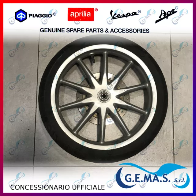 Cerchio ruota anteriore 16" con copertone Piaggio Liberty 120 150 MOC (2009-14)