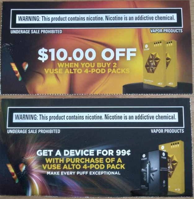 Coupons For Vuse Alto Pods Vuse Coupons Prntable