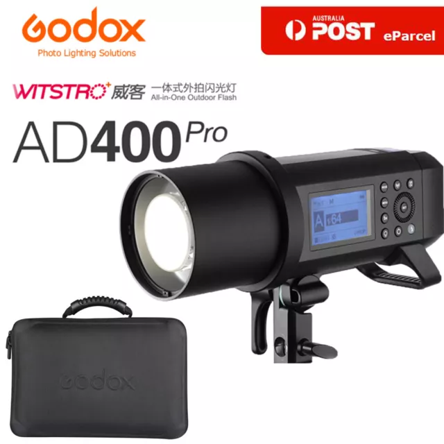Newest Godox AD400Pro Witstro 400W Cordless Portable Outdoor TTL Flash Strobe