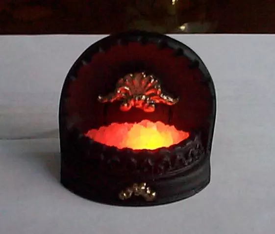 dollshouse fireplace 12v light up grate 1/12 scale fire realistic miniature