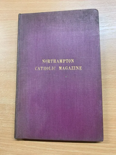 Raro 1869" Northampton Catholic Revista "Jan-Dec 1869 Bound Temas Libro (P3)
