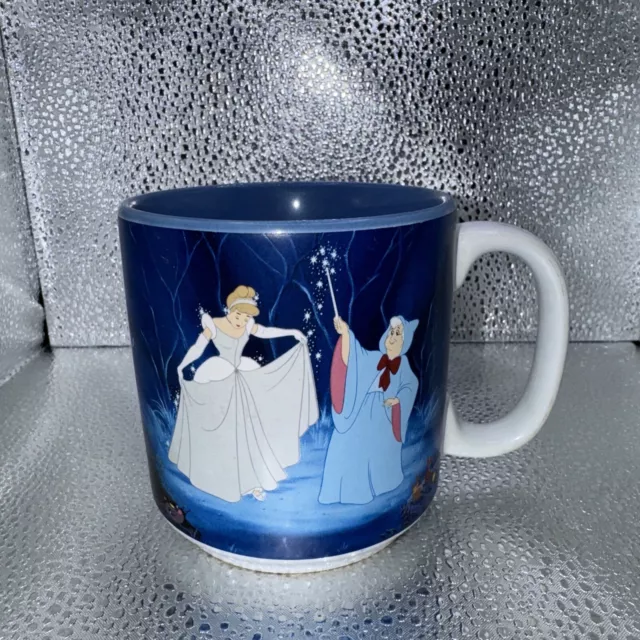 Vintage Disney Store Aladdin Coffee Mug Cup 1990's Made In Japan