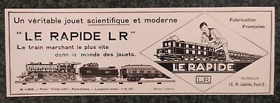 LR LR Le rapide O coffret 106 train locomotive mécanique wagons SNCF rails en boite 