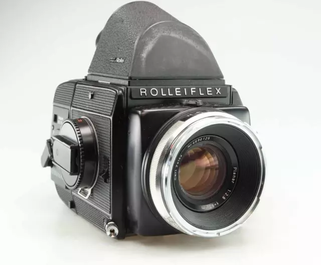 Rolleiflex SL66 E cámara Zeiss Planar 80 mm f2,8 objetivo Rollei 95097