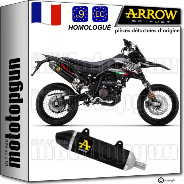 Arrow Pot Echappement Approuve Thunder Noir C Aprilia Rx - Sx 125 2024 24