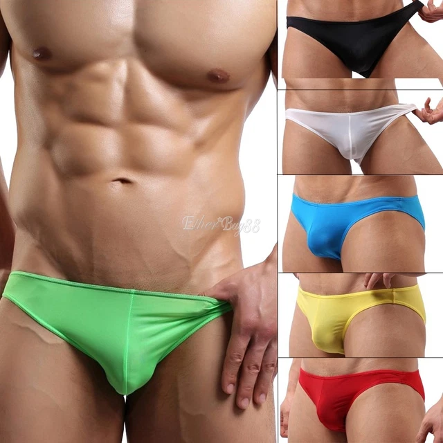 MENS SWIM BRIEFS Bikini Swimwear Swimsuit Beachwear Smooth Thong