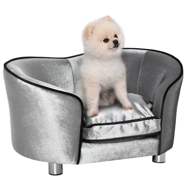 Waterproof Pet Sofa Dog Cat Bed Couch Raised Chair Lounger Plush