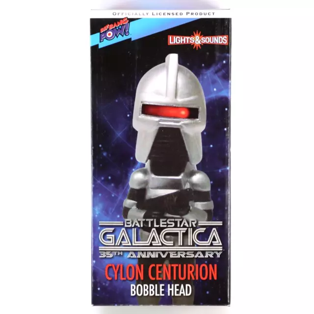 Battlestar Galactica Cylon Centurion Bobble Head Lights Sounds 35th Anniversary