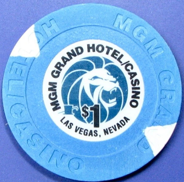 $1 Casino Chip. MGM Grand, Las Vegas, NV. Y65.