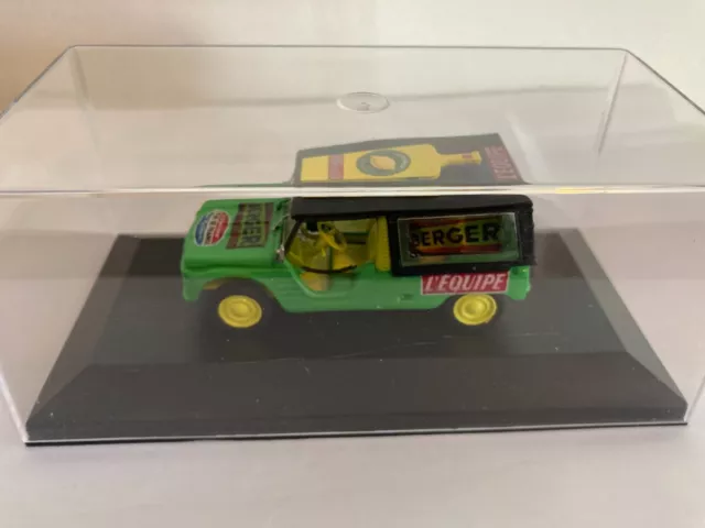 1/43 Ixo Citroen  Mehari transformée Tour de France "Berger " BE + Boite vitrine