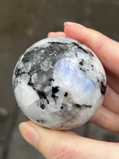 Rainbow Moonstone Crystal Ball Intuition / Empathy / Calming AAA+ 180g 49mm 103