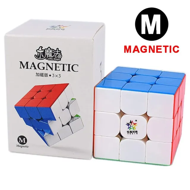 YuXin Little Magic 3x3 V2 (2021) Magnetic - stickerless Zauberwürfel Speedcub...