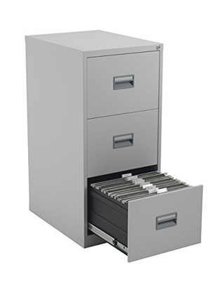 colore: naturale NM con serratura e 4 ruote Armadietto verticale a 3 cassetti in legno completamente assemblato 