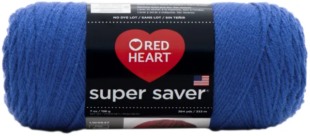 3 Pack Red Heart Super Saver Yarn-Royal E300B-385