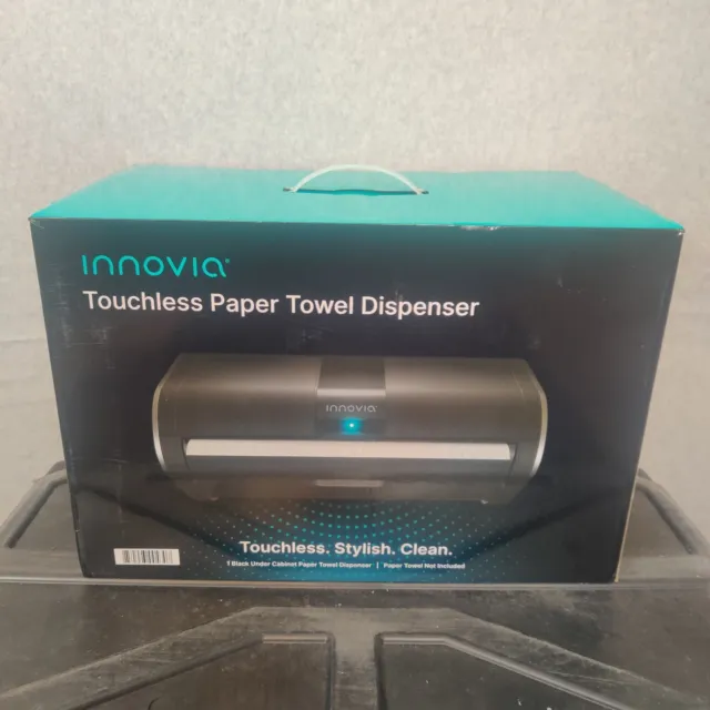 Innovia Automatic Paper Towel Dispenser. Touchless Technology.  Works with Most Paper Towel Brands and Sizes. Dispenses The Number of  Sheets You Need. Grey, Under Cabinet Mounted.