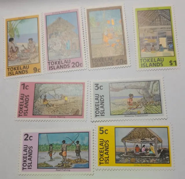 Tokelau Islands - 1976 Definitives Set (8 Stamps) - MUH / MNH