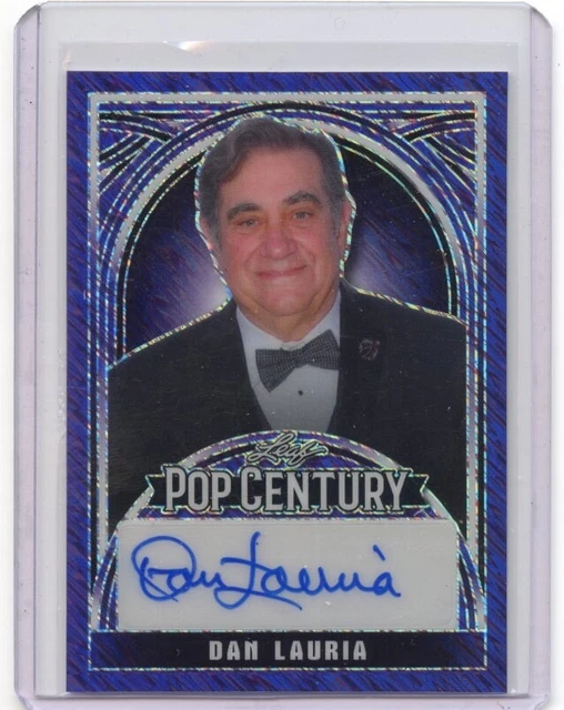 2024 LEAF POP Century DAN LAURIA Autograph AUTO PURPLE SHIMMER 1/10 1ST