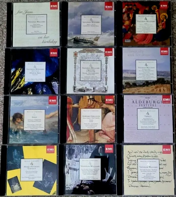 Classical British Composers Series CDs X 12 (13 Discs) Job Lot Bundle
