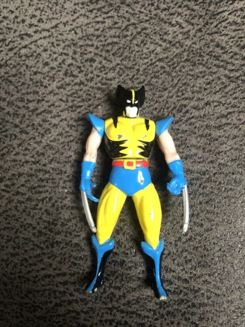 Vintage 1994 Toy Biz Marvel Steel Mutants X-Men Wolverine 2.75" Die Cast Figure