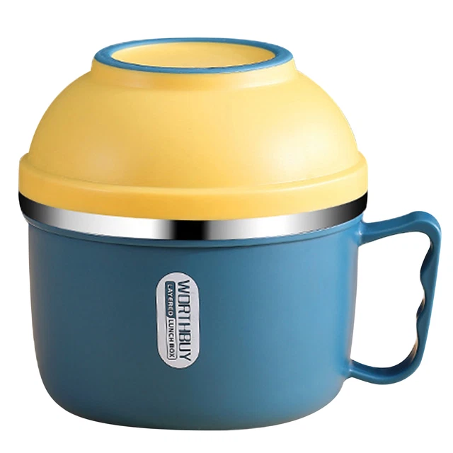1 Set Fast Food Tasse hitzebeständige platzsparende isolierte Fast Food Tasse