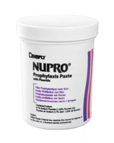 Dentsply 801122 Nupro Prophy Paste Medium Mint with Fluoride 12oz Jar EXP Aug 23