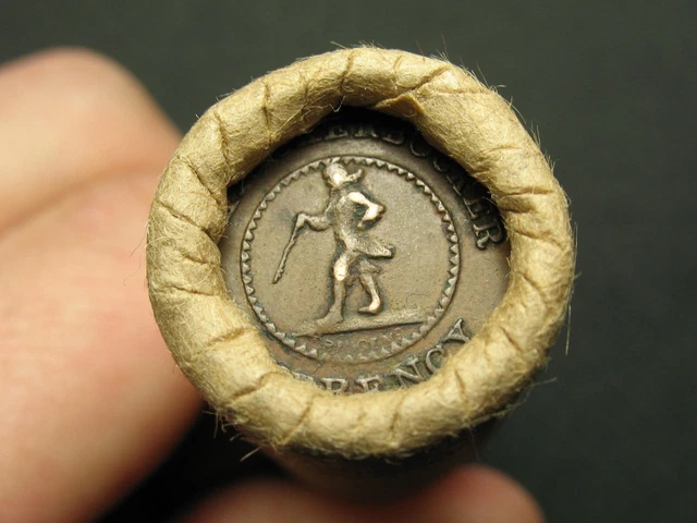 OLD ESTATE SALE ROLL! 50 WHEAT CENT PENNY COINS ~CIVIL WAR TOKEN SHOWING #151t