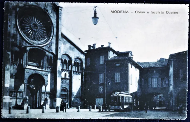 Emilia Romagna - Modena - Corso E Facciata Del Duomo - F.p. Viaggiata - 1919.