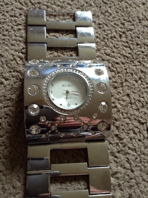 Montre rock homme bracelet large cuir  Cdiscount