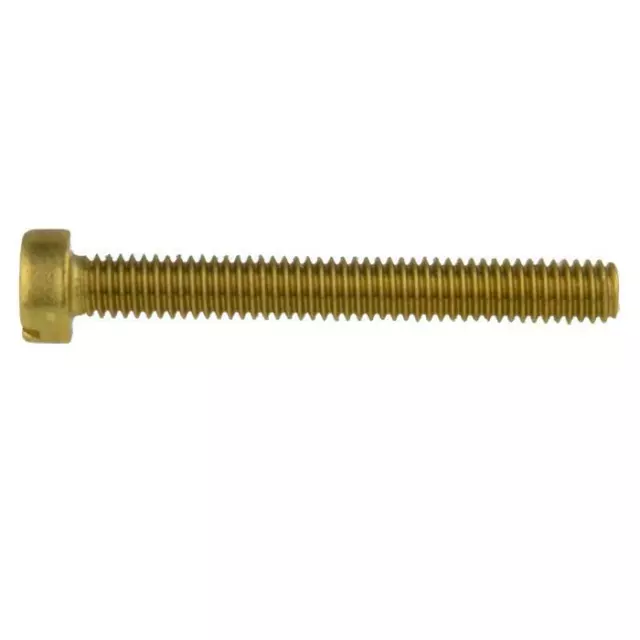 Cheese Head SLOT Machine 4BA British Association Screw Bolt Brass