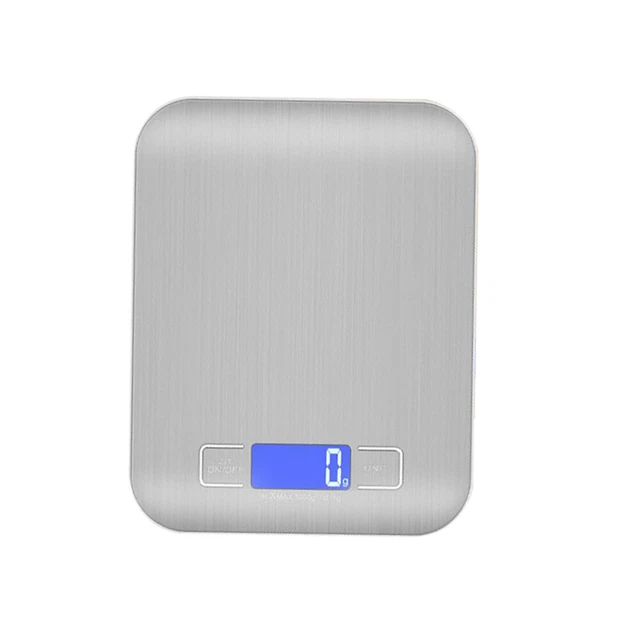 5 kg/1 g scala per alimenti da cucina digitale peso UK acciaio inox