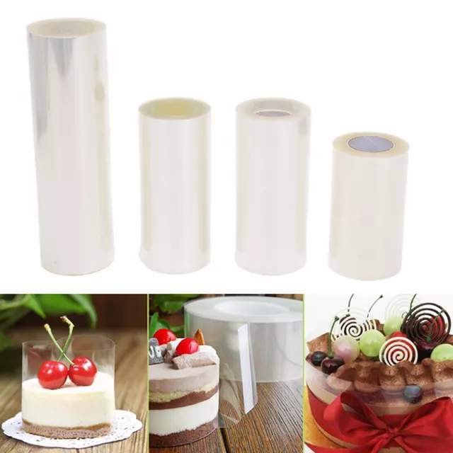 1Roll Cake Surround Film Transparent Cake Collar Kitchen Acetate Sp