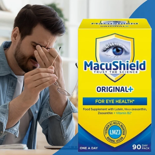 MACUSHIELD ORIGINAL Plus Eye Supplement Vitamin Capsule - 90 Count.uk £ ...