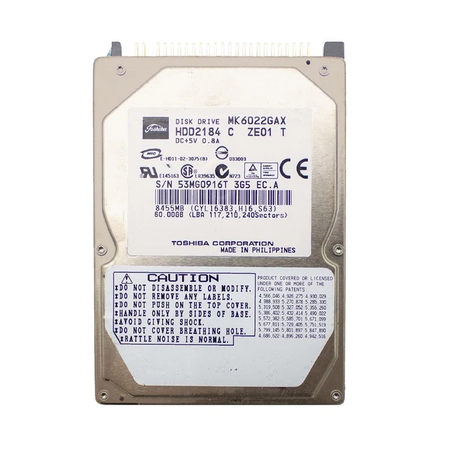 DISCO DURO IDE PATA 2,5" Paralelo Portátil 44 Pin HDD 40GB 60GB - Foto 7