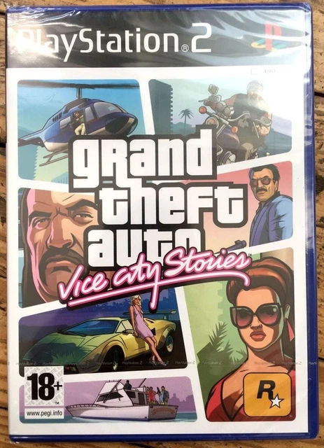 Grand Theft Auto Vice City Stories Neuf Sous Blister Ps2 Pal Fr Cib Ovp Gta New
