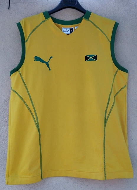 JAMAICA BOLT PUMA taglia L maglia smanicata running t shirt uomo