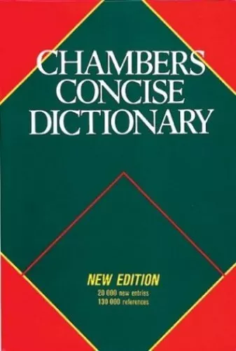 Chambers Concise Dictionary by Chambers Hardback Book The Cheap Fast Free Post