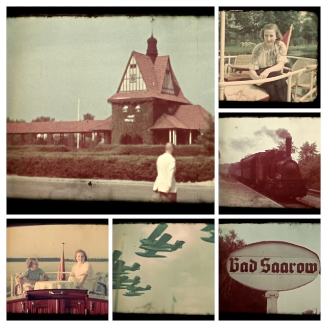 1930 er Jahre Scharmützelsee Bad Saarow Ausflug  Privat Film 16 mm in Farbe