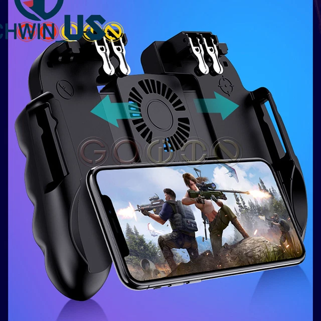 PUBG COOLING FAN Game Controller Gamepad Mobile Phone Joystick for IOS ...