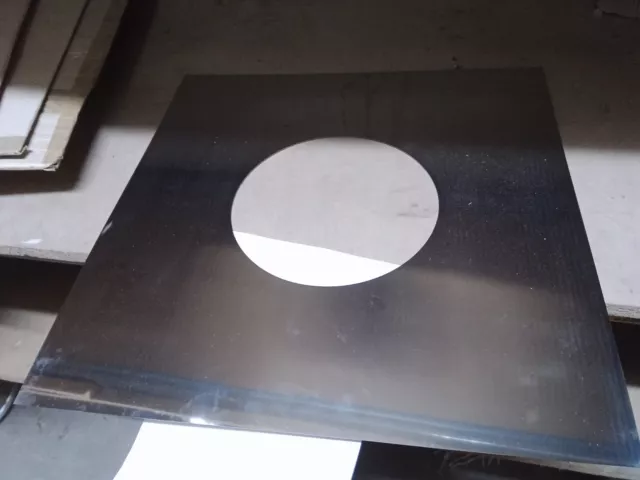 Targa Da Finitura Acciaio Inossidabile Diametro Del Buco 250mm Lati 60cm Da 55cm