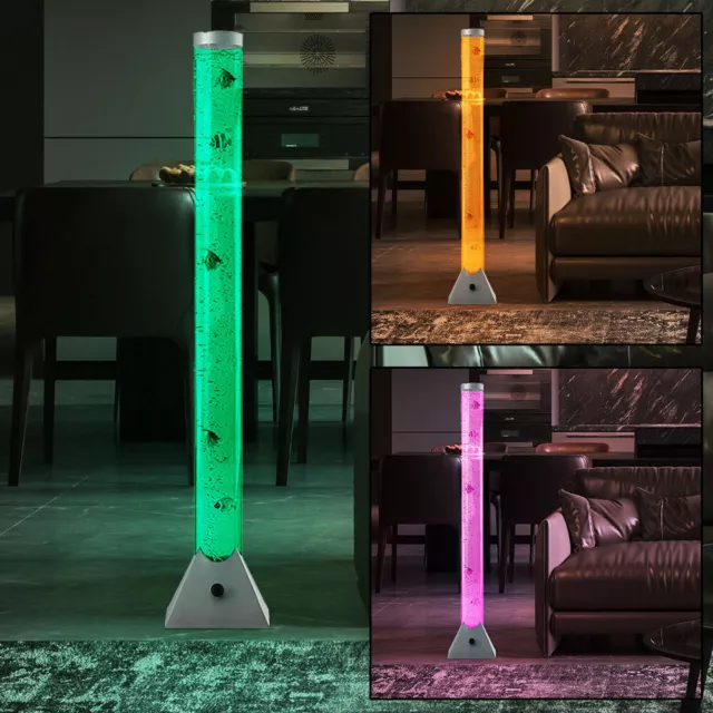 Lampadaire LED Colonne D'Eau RGB Changement Interrupteur à Câble Éclairage 13